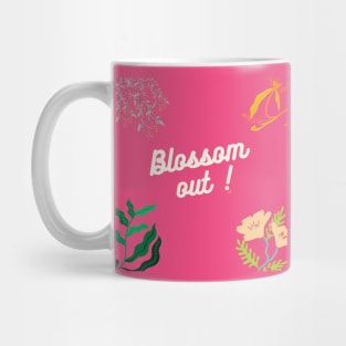 Colorful flourishing blossoms design Mug